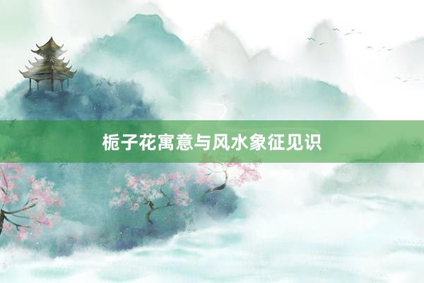 栀子花寓意与风水象征见识